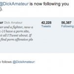 Dick Amateur now following @beijingcream