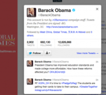 Who Is Global Times Following? Barack Obama