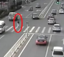 Traffic Light: Walking Head-On Into Traffic Is Not Advisable