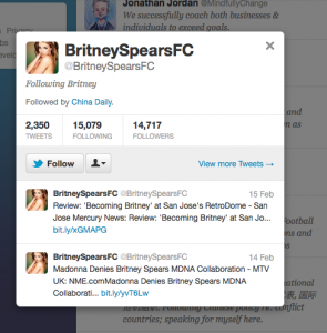 China Daily follows @BritneySpearsFC