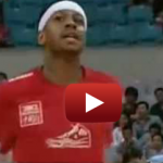 Allen Iverson And Dennis Rodman In China As Part Of US All-Stars Tour