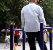 Be Mesmerized By This Old Man On Exercise Equipment
