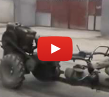 Jerry-Rigged Tractor Thingymajig Rolls To Its Own Beat