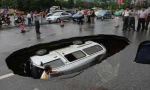 Sinkhole in Guilin