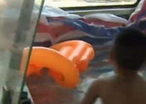 Father Converts Van Into A Swimming Pool For His Son