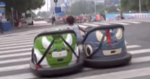 Bumper Cars Can Be Linked Together And Driven By Young Children featured image