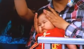 Chubby Chinese Baby At The Olympics Is Delightful