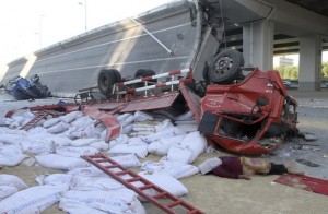 Harbin highway collapse