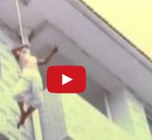 Man Who Forgot His Keys Tries To Rappel Into His Apartment, Which Does Not Work At All