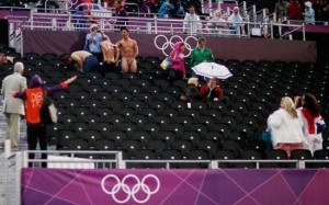 Nude at Olympics