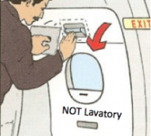 Chinese Man On Flight Confuses Emergency Exit For Lavatory Door
