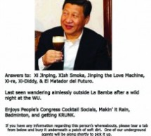 Have You Seen Xi Jinping?