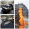 Upon A Massive Fireball Caused By Pipe Explosion, A Man And Young Child Converse