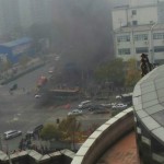 The Gray And Green And Dystopic Smoke Of A Beijing Subway Fire