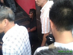 Black assailant in Guilin