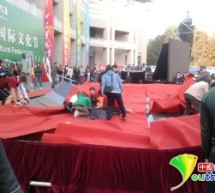 Gangnam Style Gone Wrong: Stage Collapses Underneath Dancers In Beijing