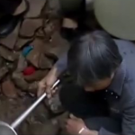 Villagers Flock To Collect Shallow Puddle Of “Holy” Water That Is The Very Opposite Of Holy