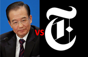 Wen Jiabao vs NY Times