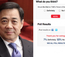 Should Bo Xilai Be Time’s Person Of The Year? (More Than 90 Percent So Far Say No)