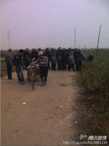 Wenzhou protest 1