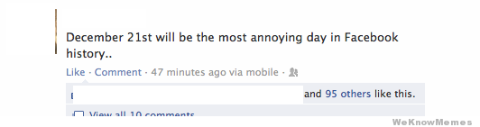Annoying facebook