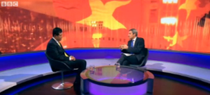 BBC Newsnight with Chinese ambassador