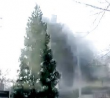 Chinese Artist Tries To Blow Up Christmas Tree, Tries And Tries Again