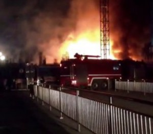 IKEA construction site up in flames burns fire featured image