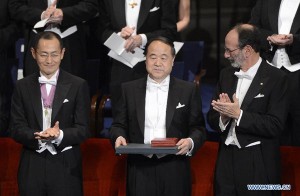 Mo Yan receives Nobel