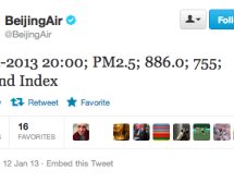 While US Embassy Pollution Index Measured 755 Last Night, Beijing’s Official Air Quality Index Was “Out Of Service” [UPDATE: Video]