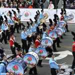 Chinese band at Rose Bowl parade