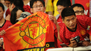 Man U fans in China