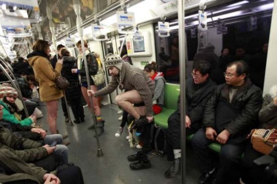 No Pants Subway Ride 4