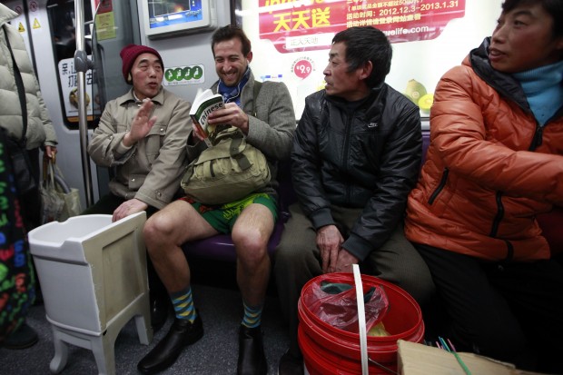 No Pants Subway Ride 9