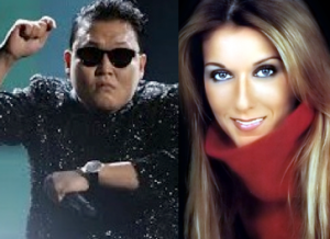 PSY and Celine Dion