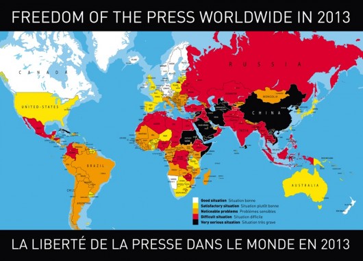 Press Freedom Index 2013