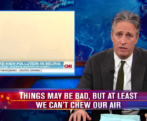 Jon Stewart And Neil deGrasse Tyson Talk About China’s Pollution, Space Laser