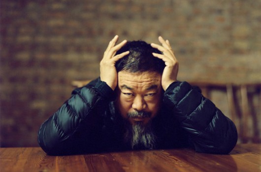Ai Weiwei in his studio by Jamie Hawkesworth