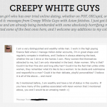 Introducing: “Creepy White Guys,” For All You Single Asian Ladies