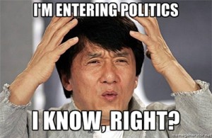 Jackie Chan enters politics
