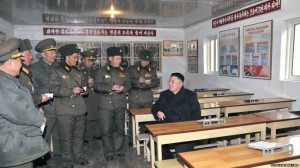 Kim Jong-un eating lunch