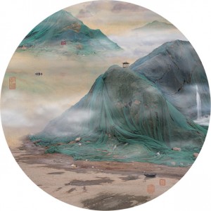 Chinese trash painting landscape 1