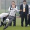 How Not To Take A Free Kick: David Beckham Demonstrates In Wuhan