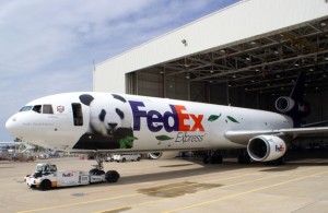 Panda plane FedEx