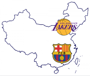Lakers and Barcelona to China