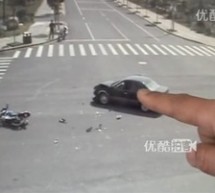 Another Thrilling Edition Of “Moments In Traffic Safety Violations,” Featuring Cars Hitting Motorcycles