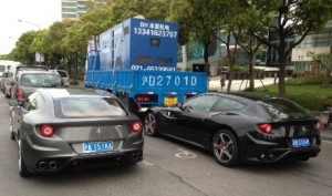 Ferrari crashes into truck in bike lane 3