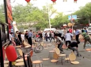 Huge brawl at Beijing Guijie, video uploaded by Ai Weiwei featured image