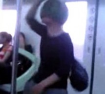 Guy On Beijing Subway Does Gangnam Style While Wearing A Watermelon