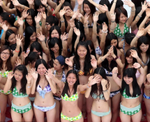 Guangzhou Water Park Trots Out Bikini Girls For PR, Is Successful